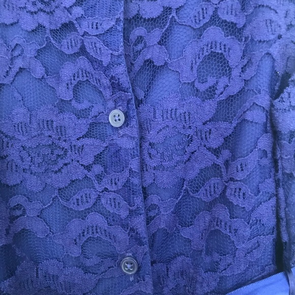 Carter’s Indigo Lace Dress - Picture 4 of 4